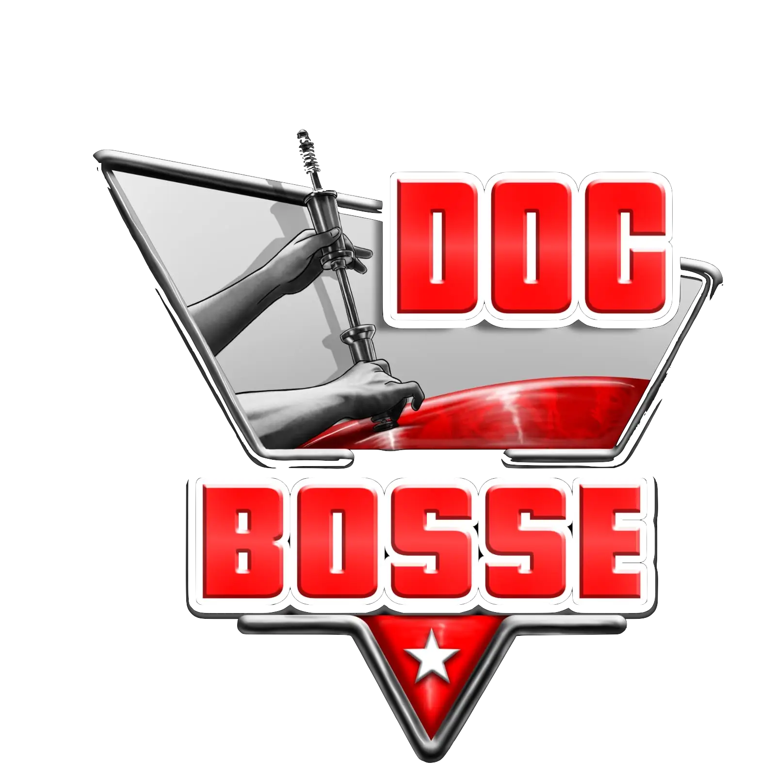 Logo du site Doc Bosse, Débosselage Sans Peinture.